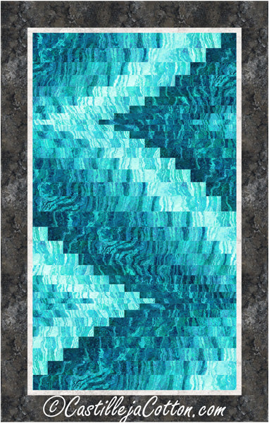 Twin Darts Ombre Quilt Pattern CJC-54764 - Paper Pattern