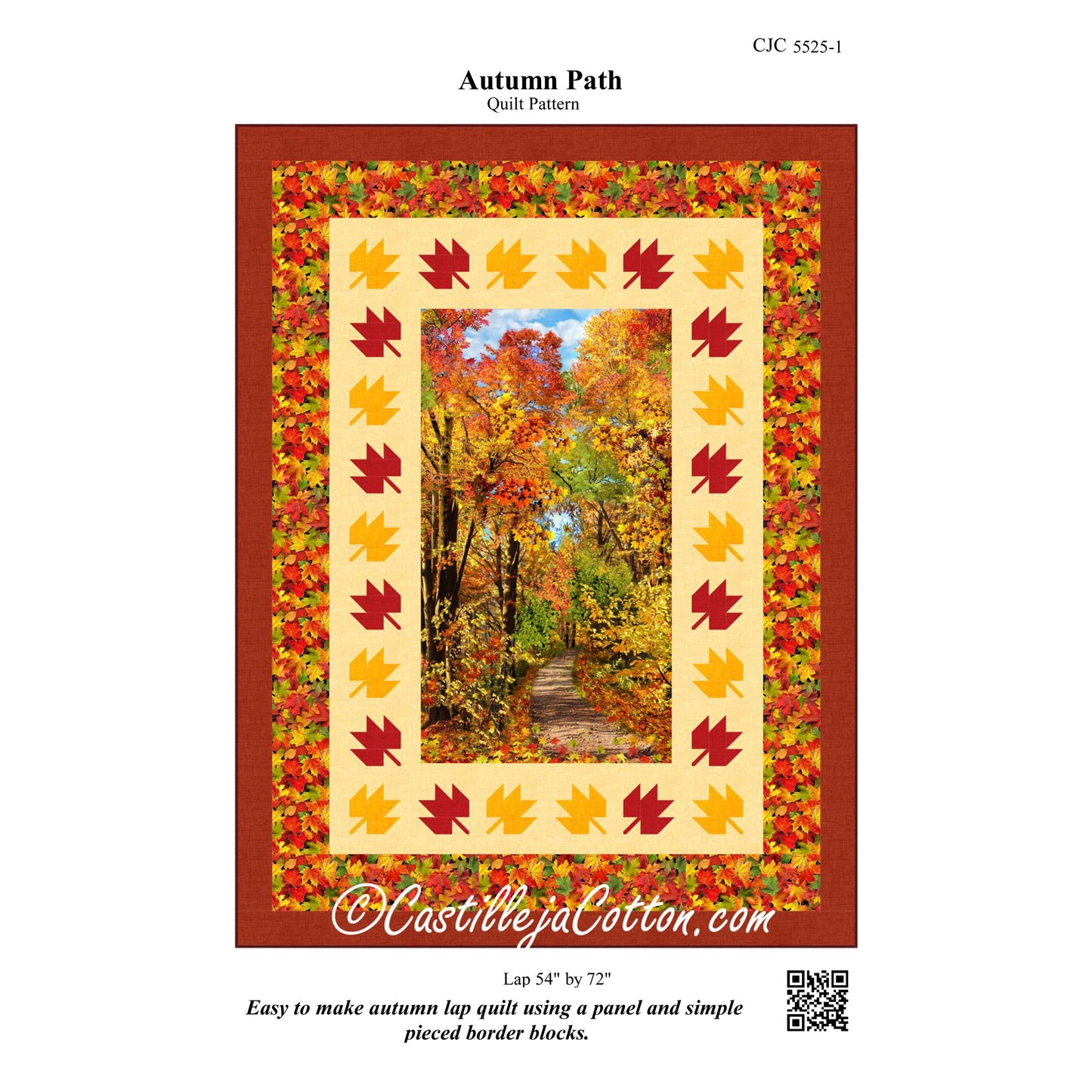 Autumn Path Quilt Pattern CJC-55251 - Paper Pattern