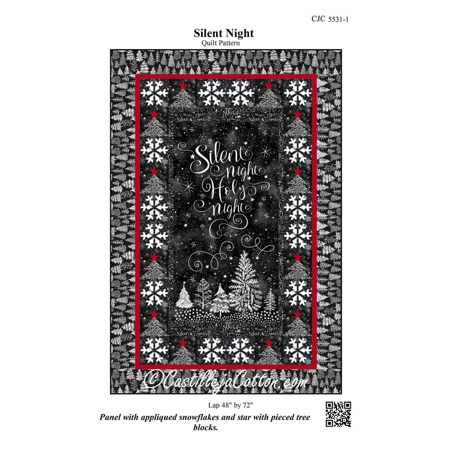 Silent Night Quilt Pattern CJC-55311 - Paper Pattern