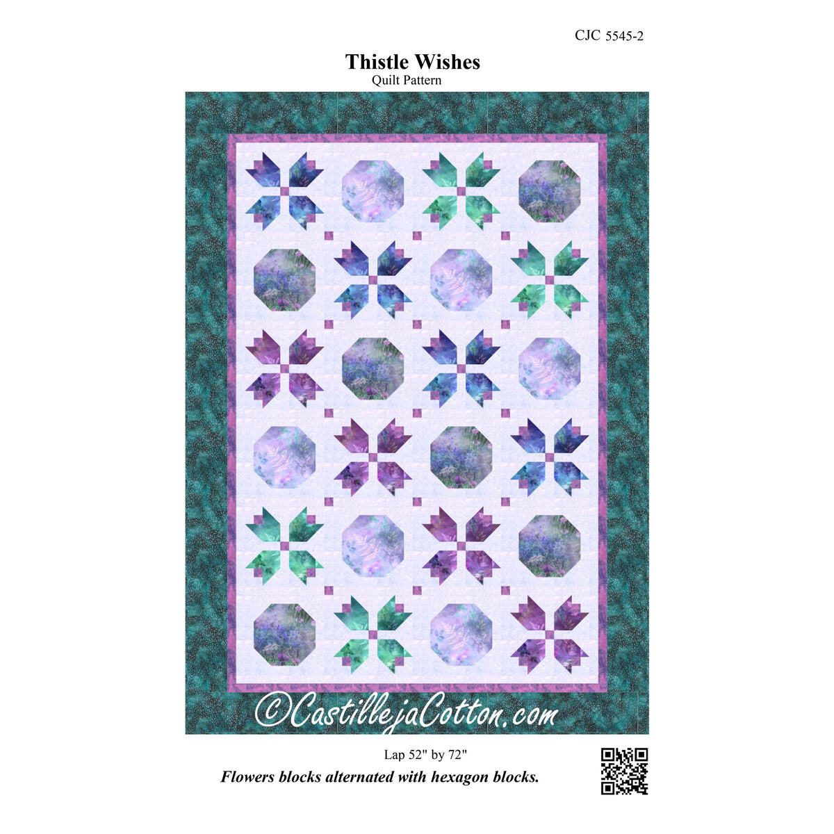 Thistle Wishes Quilt CJC-55452e - Downloadable Pattern