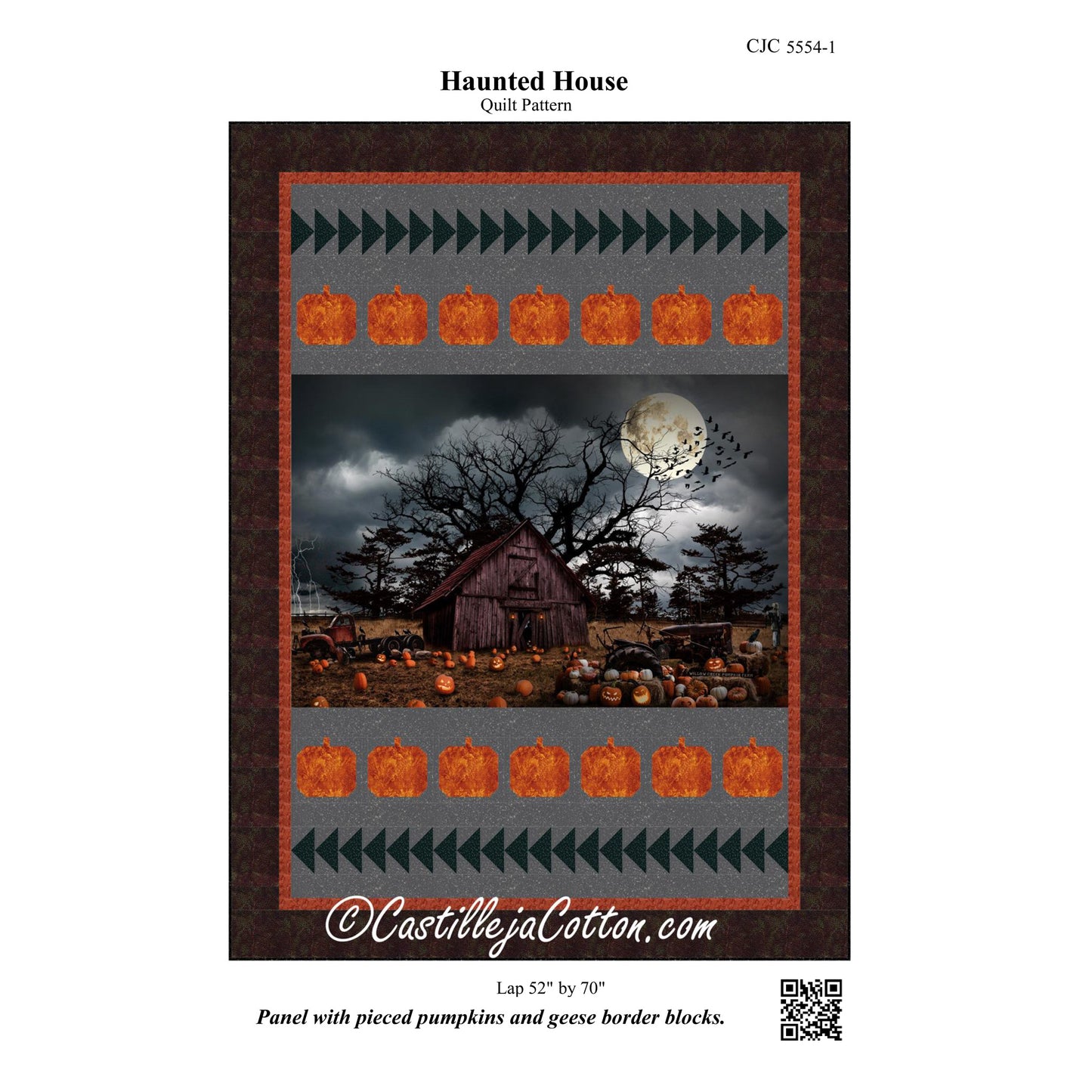 Haunted House Quilt CJC-55541e - Downloadable Pattern