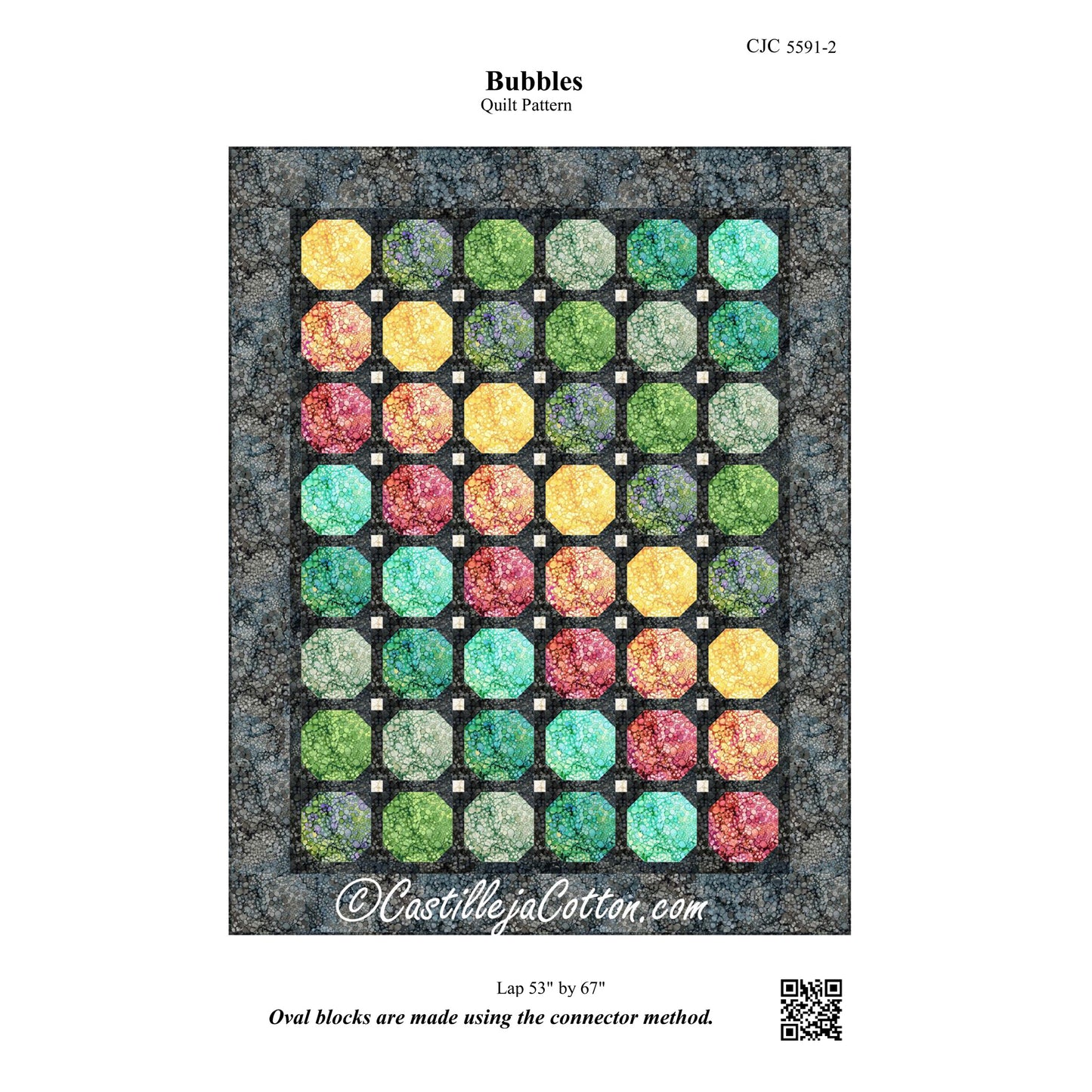 Bubbles Quilt Pattern CJC-55912 - Paper Pattern