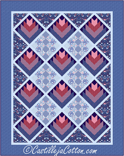 Willowberry Log Cabins Quilt Pattern CJC-56122 - Paper Pattern