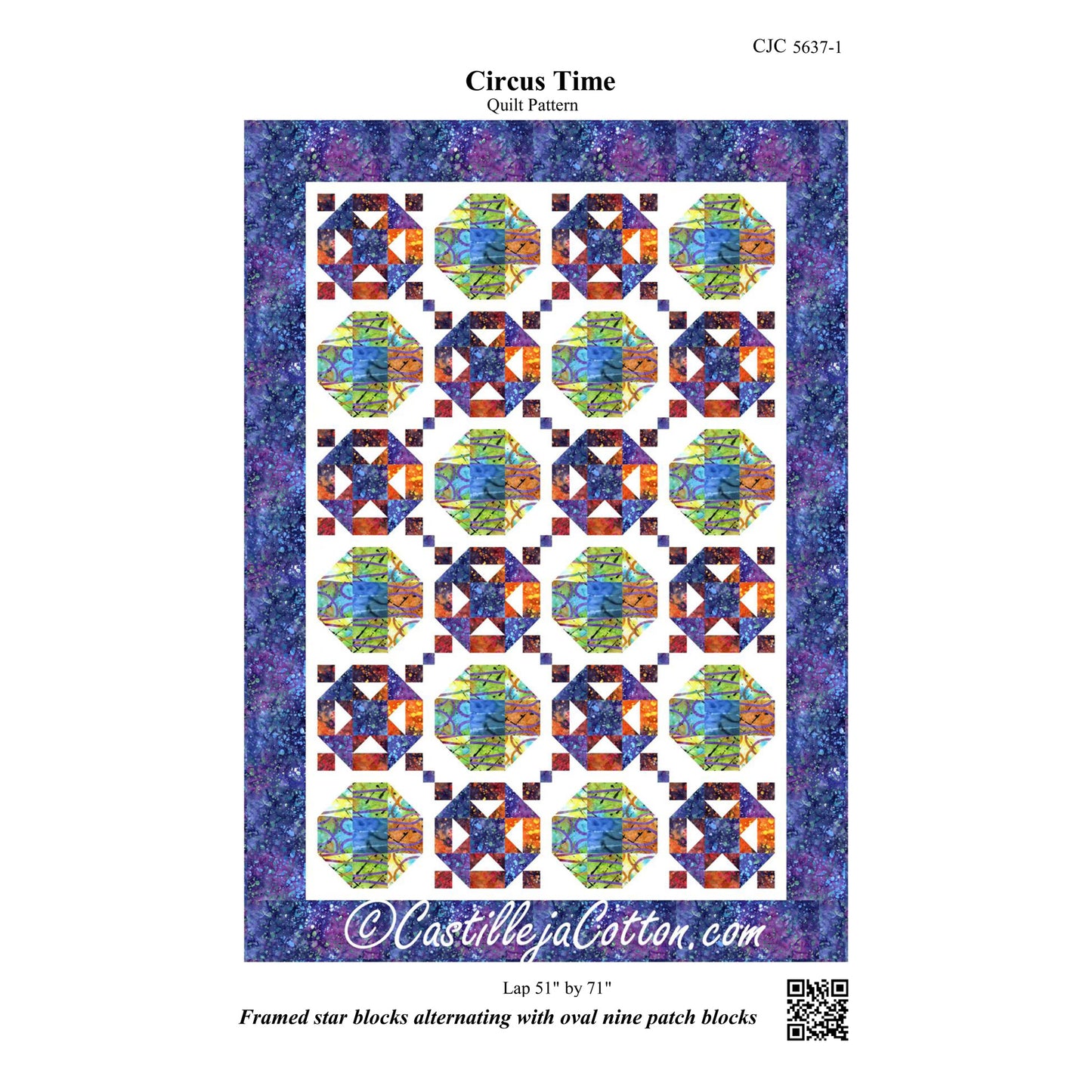 Circus Time Quilt CJC-56371e - Downloadable Pattern