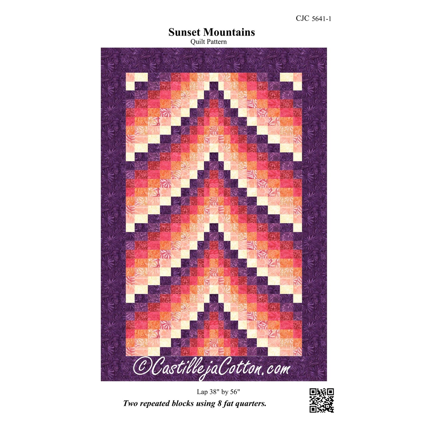 Sunset Mountains Quilt CJC-56411e - Downloadable Pattern