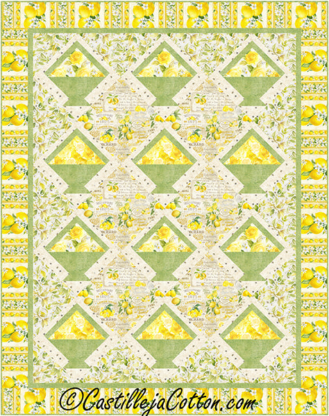 Lemon Baskets Quilt Pattern CJC-56509 - Paper Pattern