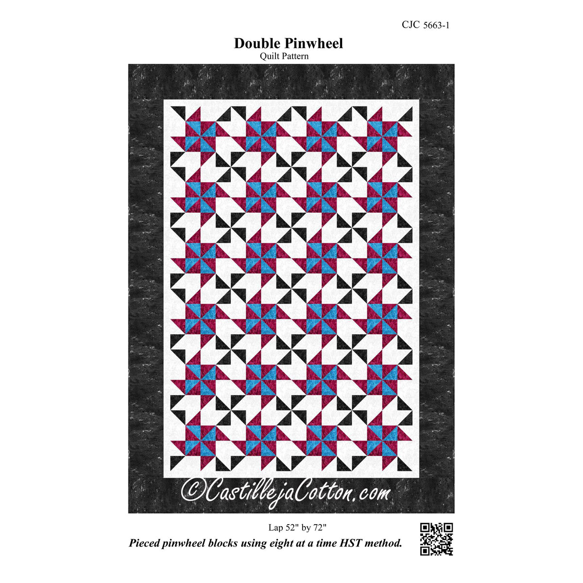 Double Pinwheel Quilt Pattern CJC-56631 - Paper Pattern