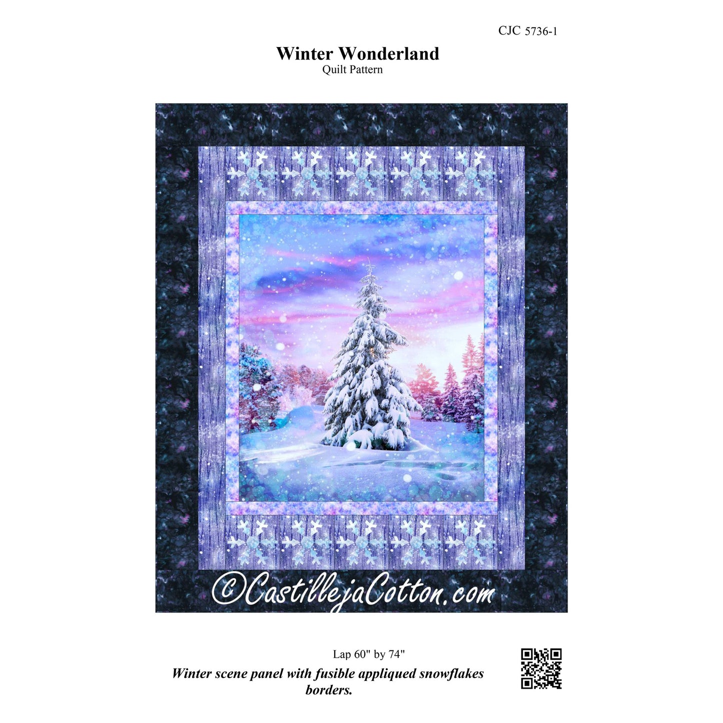 Winter Wonderland Quilt Pattern CJC-57361 - Paper Pattern
