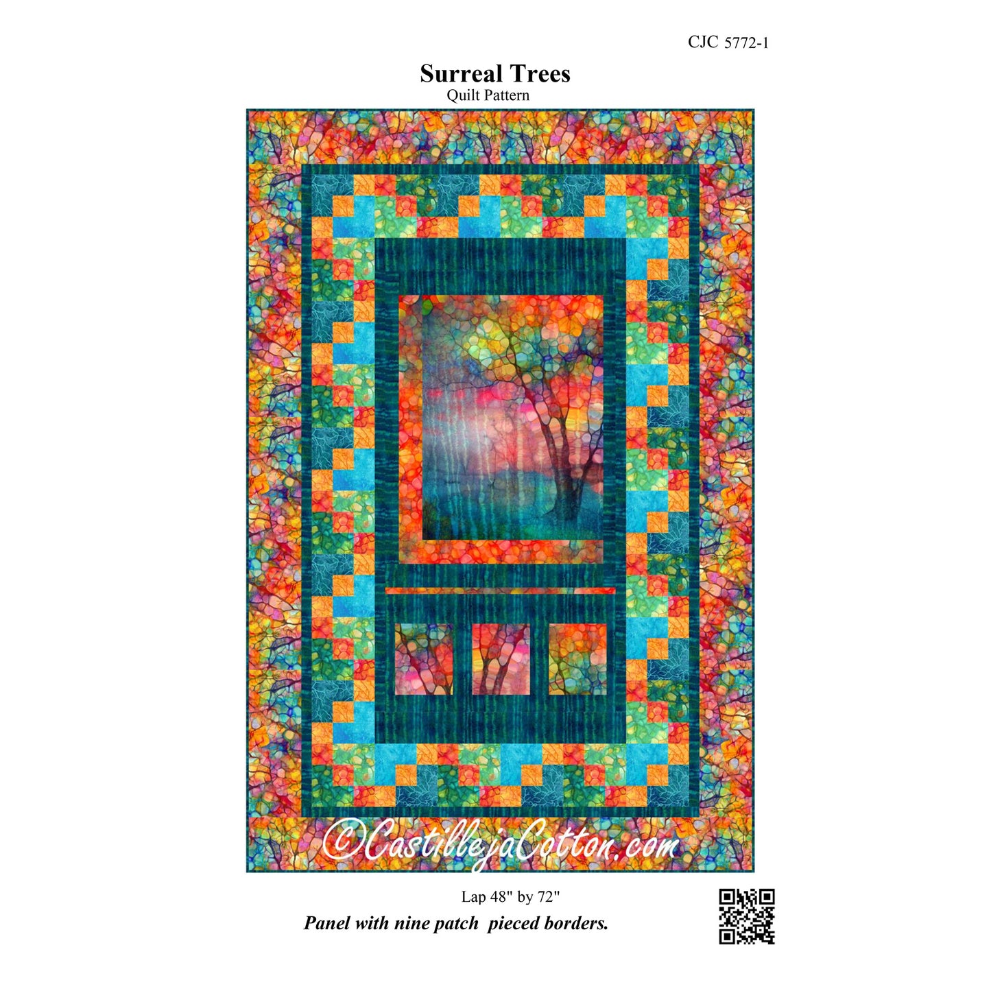 Surreal Trees Quilt Pattern CJC-57721 - Paper Pattern