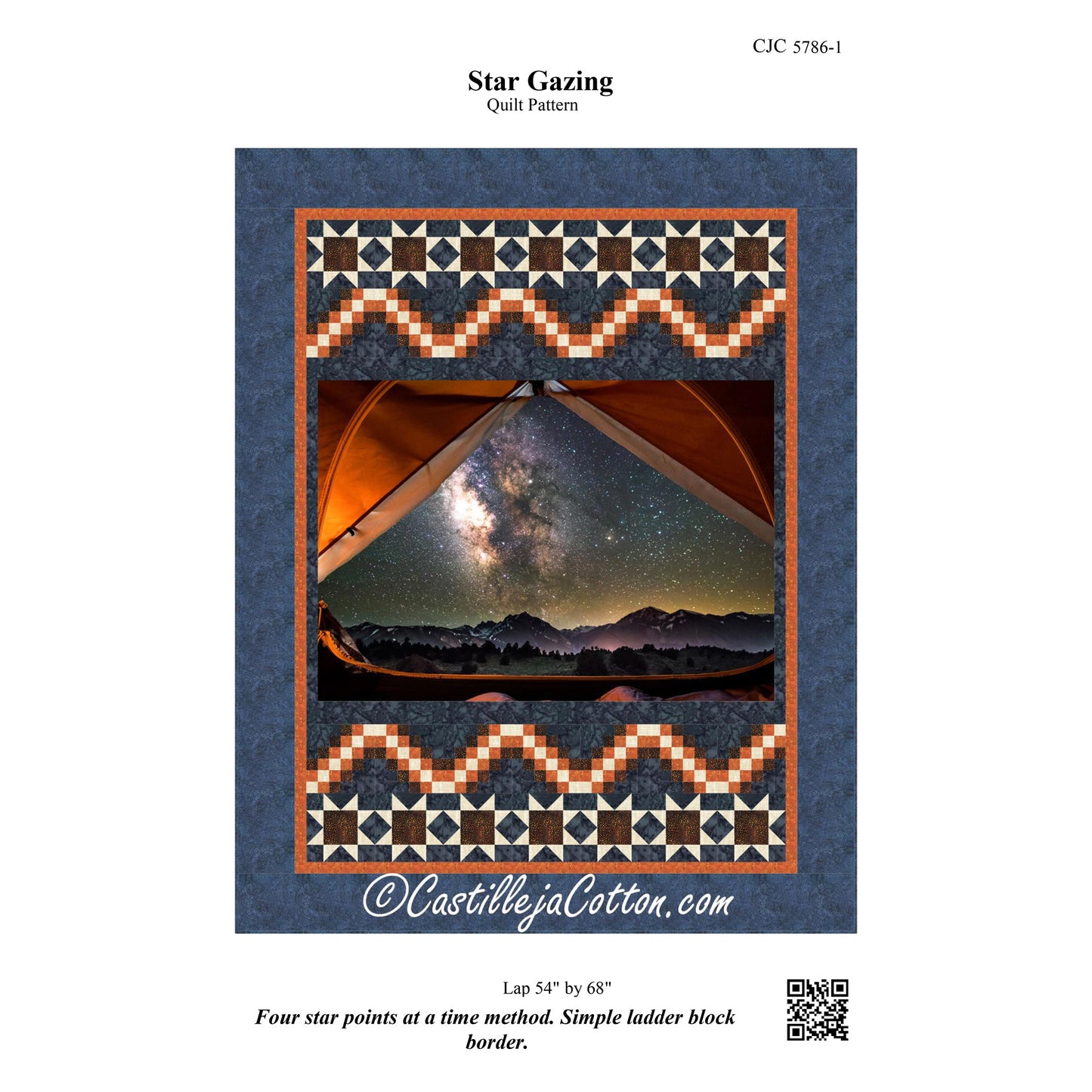Star Gazing Quilt Pattern CJC-57861 - Paper Pattern