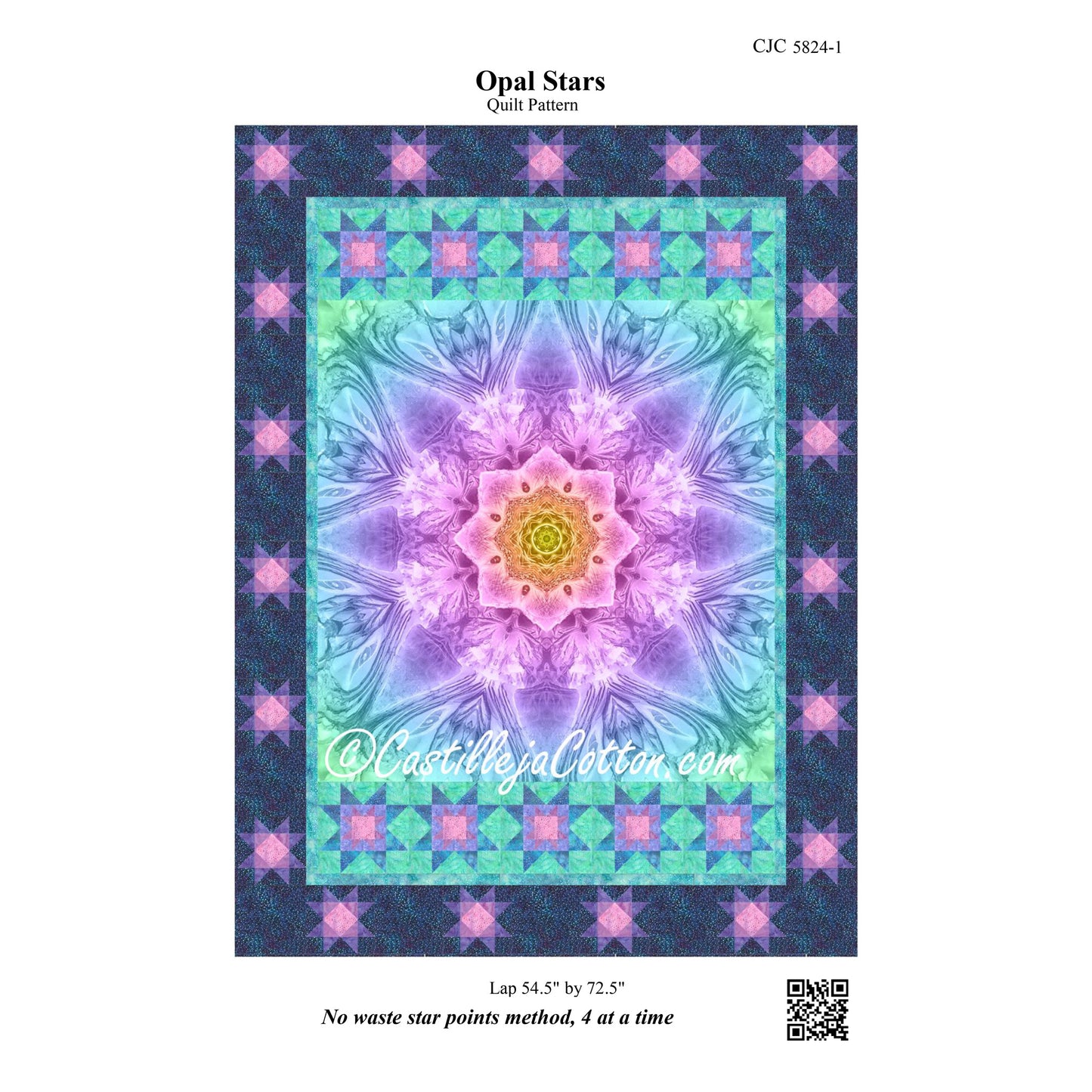 Opal Stars Quilt Pattern CJC-58241 - Paper Pattern