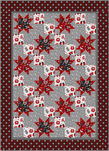 Winter Clothes Quilt Pattern CJC-58701w - Wholesale Product