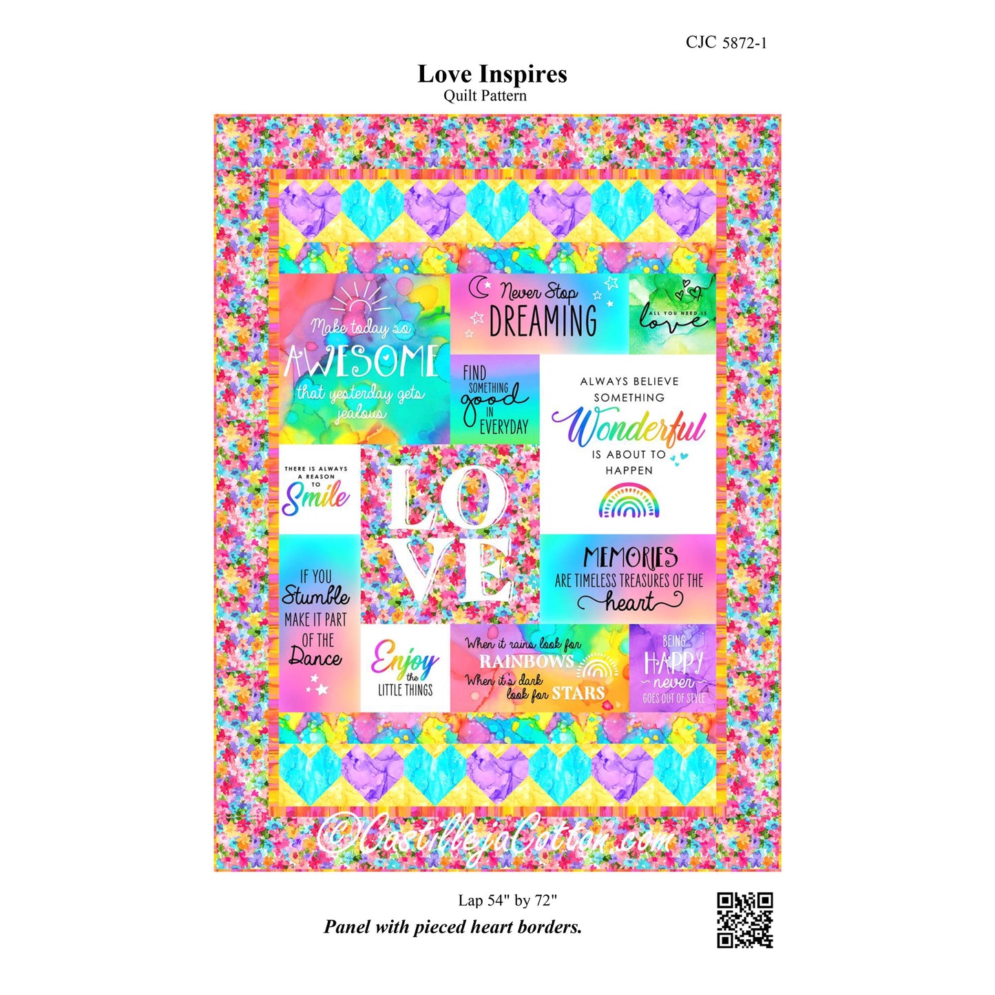 Love Inspires Quilt Pattern CJC-58721 - Paper Pattern