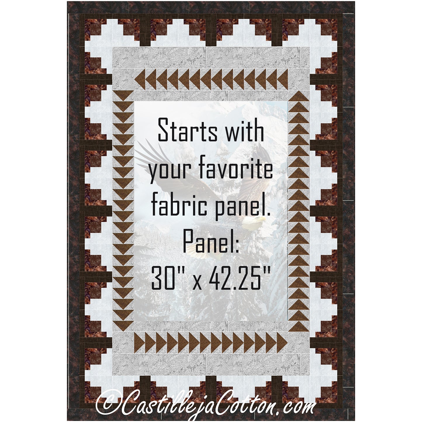Awakening Eagle Quilt CJC-58852e - Downloadable Pattern