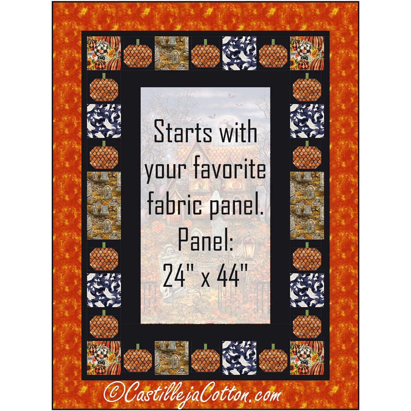 Bewitched House Quilt Pattern CJC-59013w - Wholesale Product