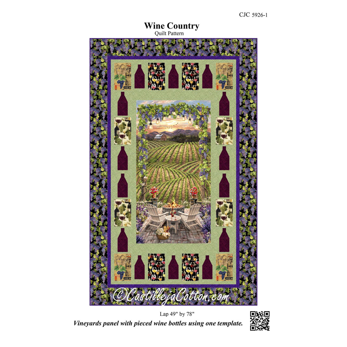 Wine Country Quilt CJC-59261e - Downloadable Pattern