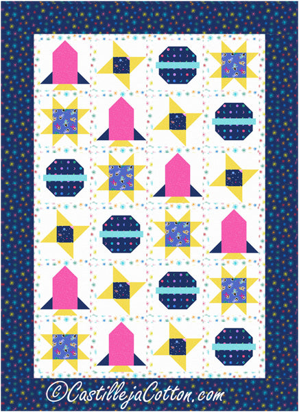 Children In Space Quilt Pattern CJC-59321 - Paper Pattern