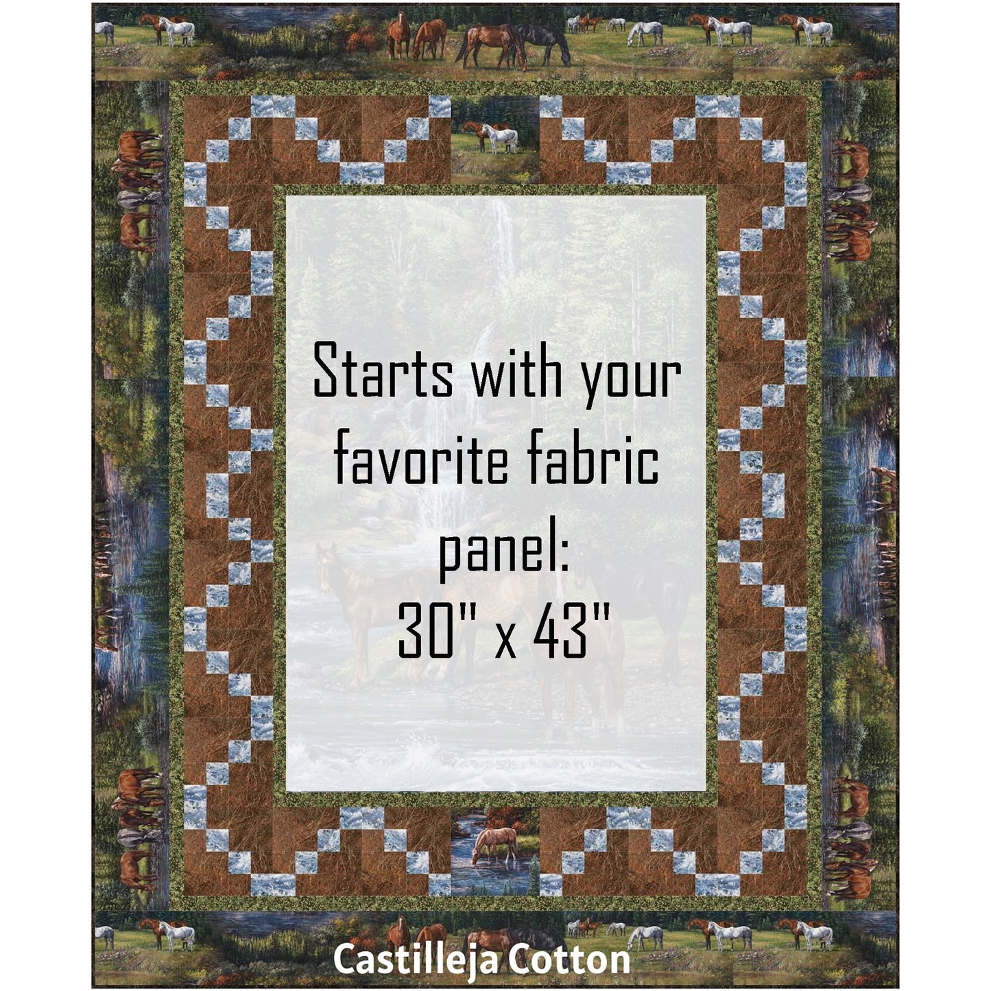 Horse Country Quilt CJC-60022e - Downloadable Pattern