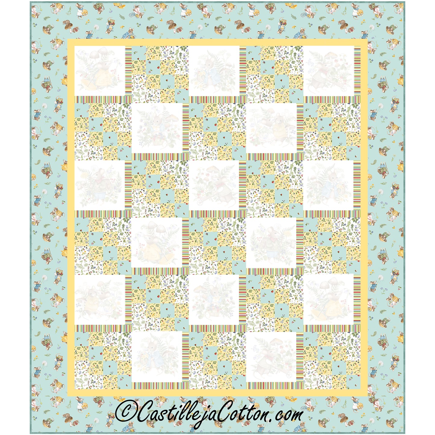 Country Mouse Quilt CJC-60561e - Downloadable Pattern
