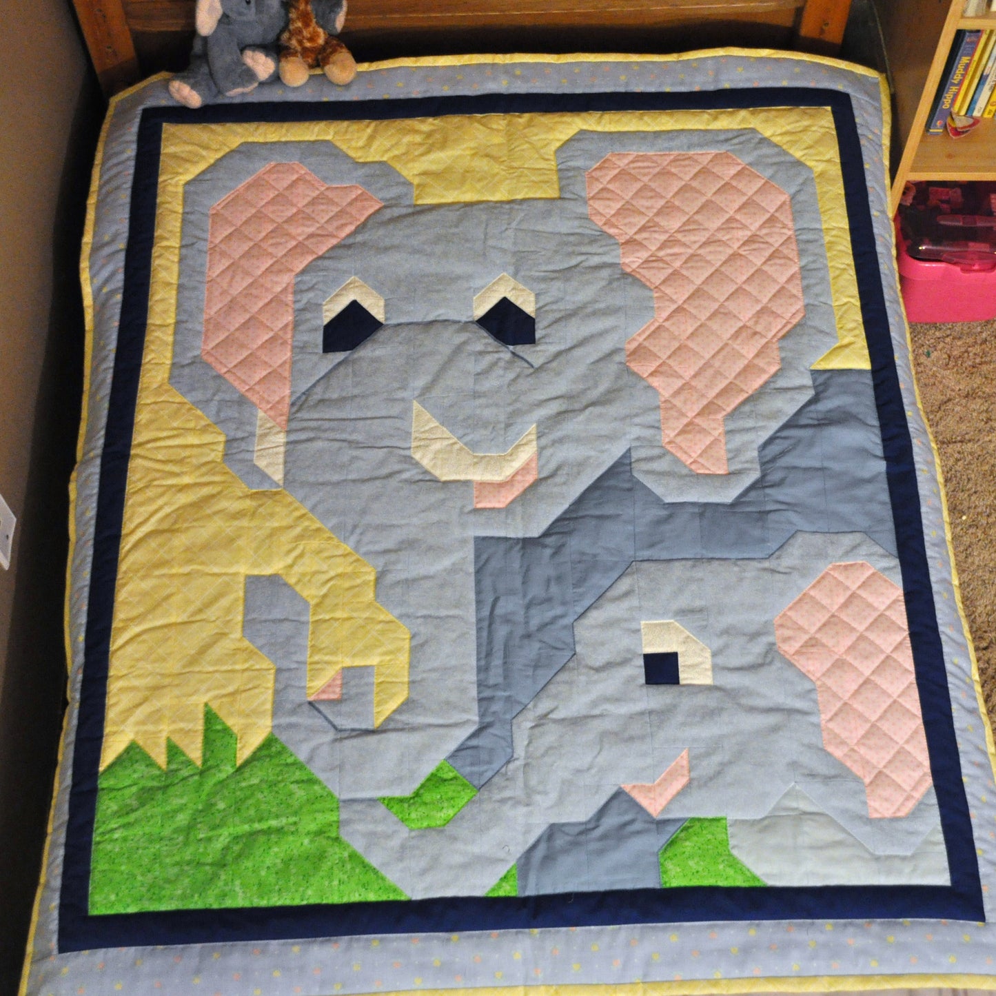 Elephants Quilt Pattern CQ-046 - Paper Pattern