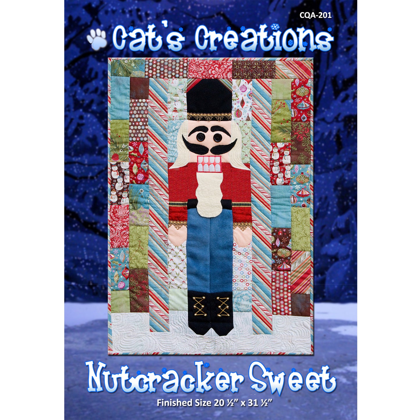 Nutcracker Sweet Quilt Pattern CQA-201 - Paper Pattern