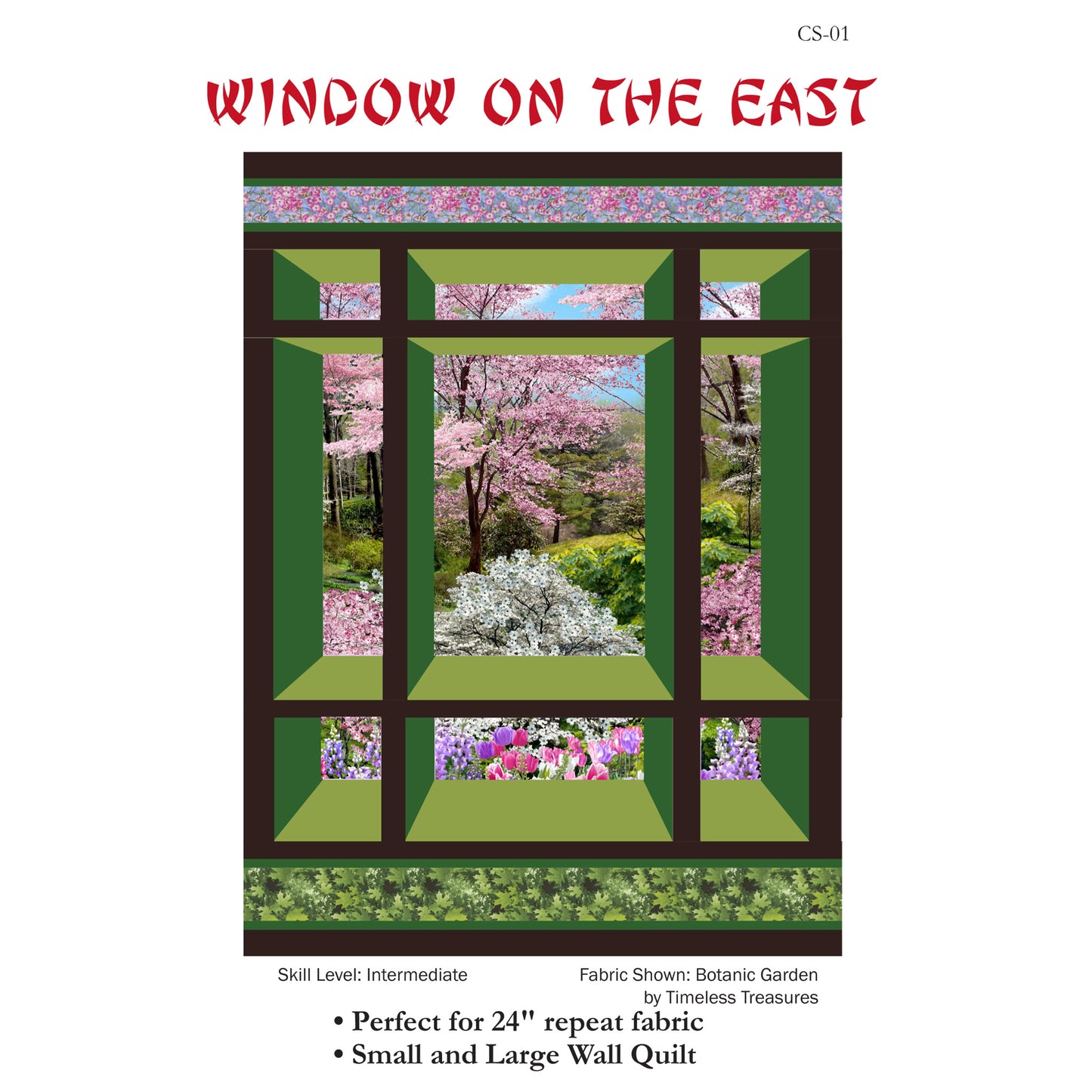Window on the East Quilt Pattern CS-01 - Paper Pattern