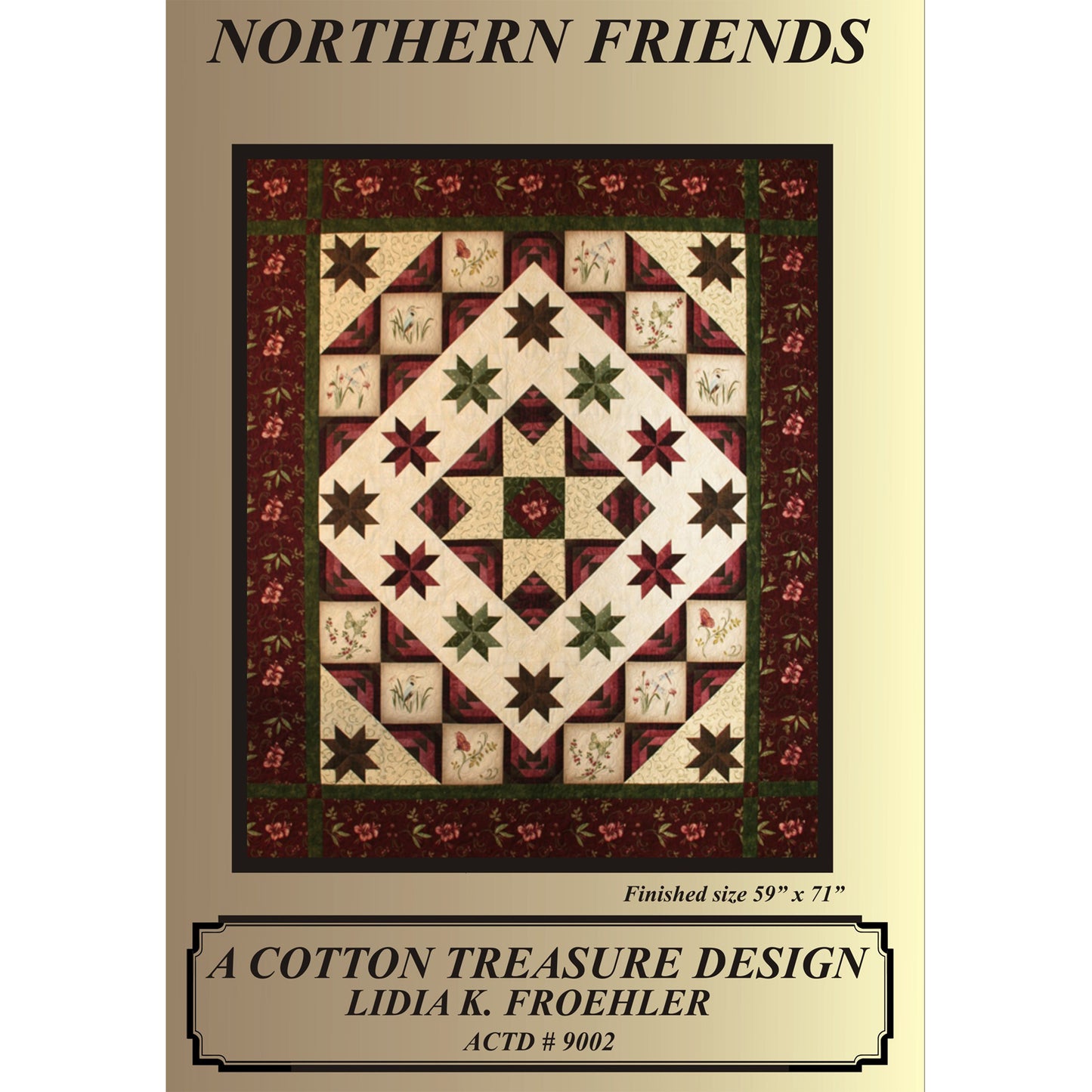Northern Friends Quilt CTD-9002e - Downloadable Pattern