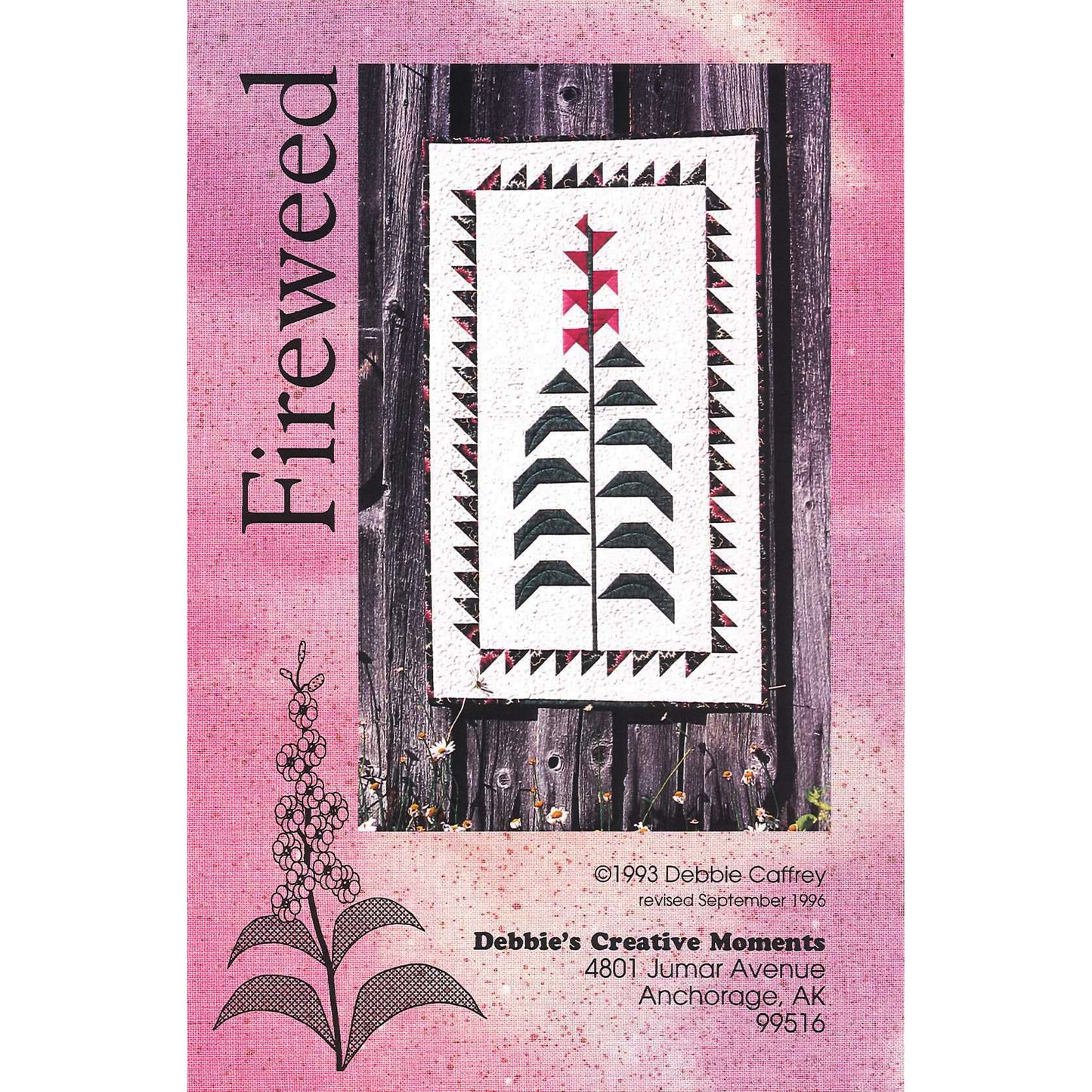 Fireweed Quilt Pattern DCM-001 - Paper Pattern