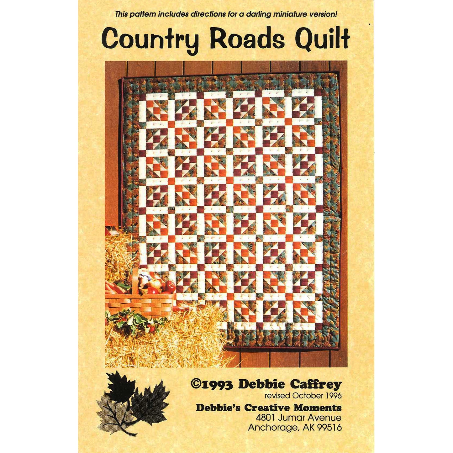 Country Roads Quilt Pattern DCM-004 - Paper Pattern