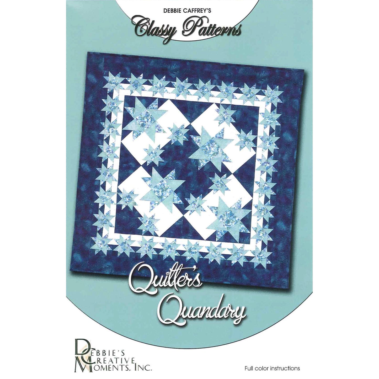 Quilter's Quandary Lap - Classy Quilt Pattern DCM-016 - Paper Pattern