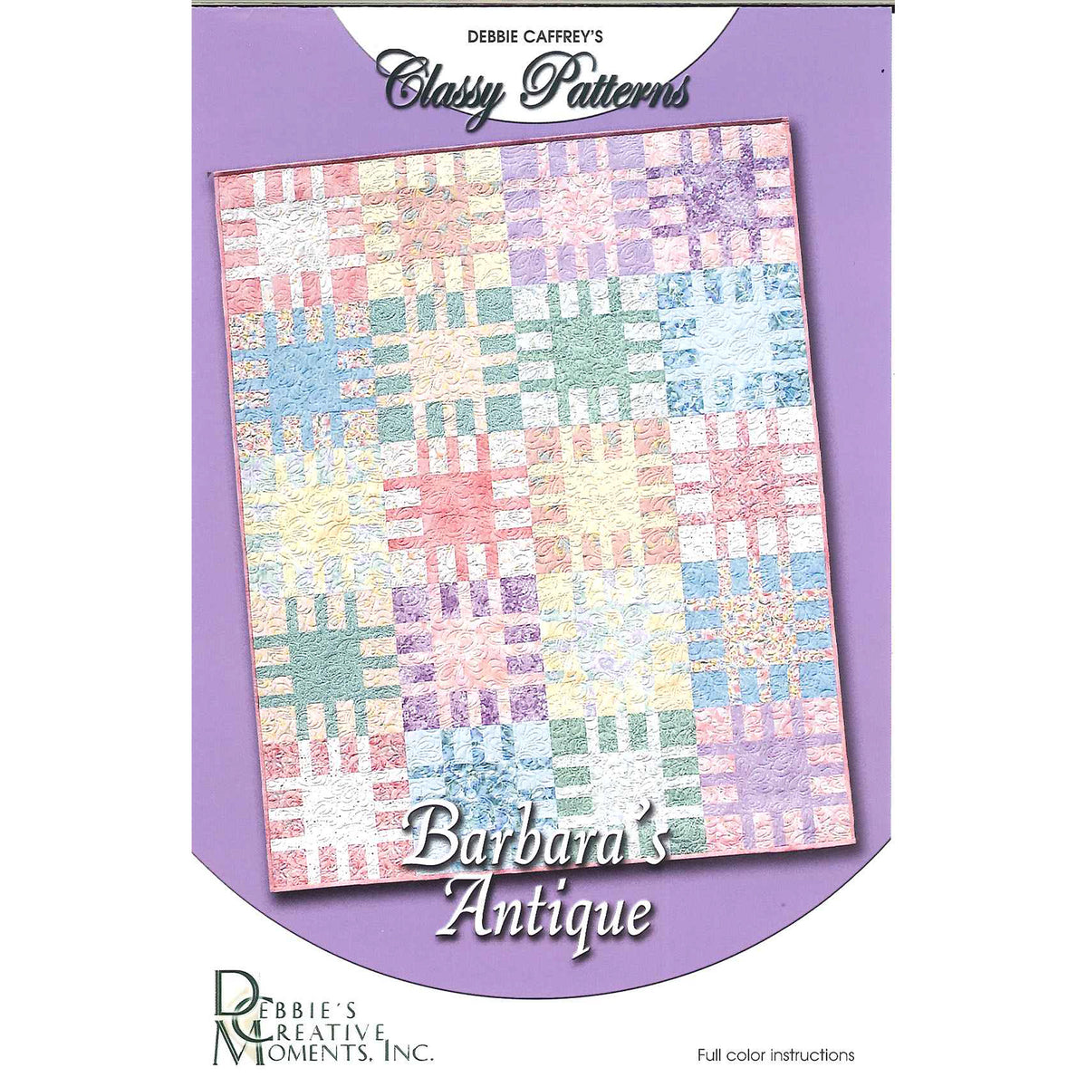 Barbara's Antique - Classy Quilt DCM-021e - Downloadable Pattern