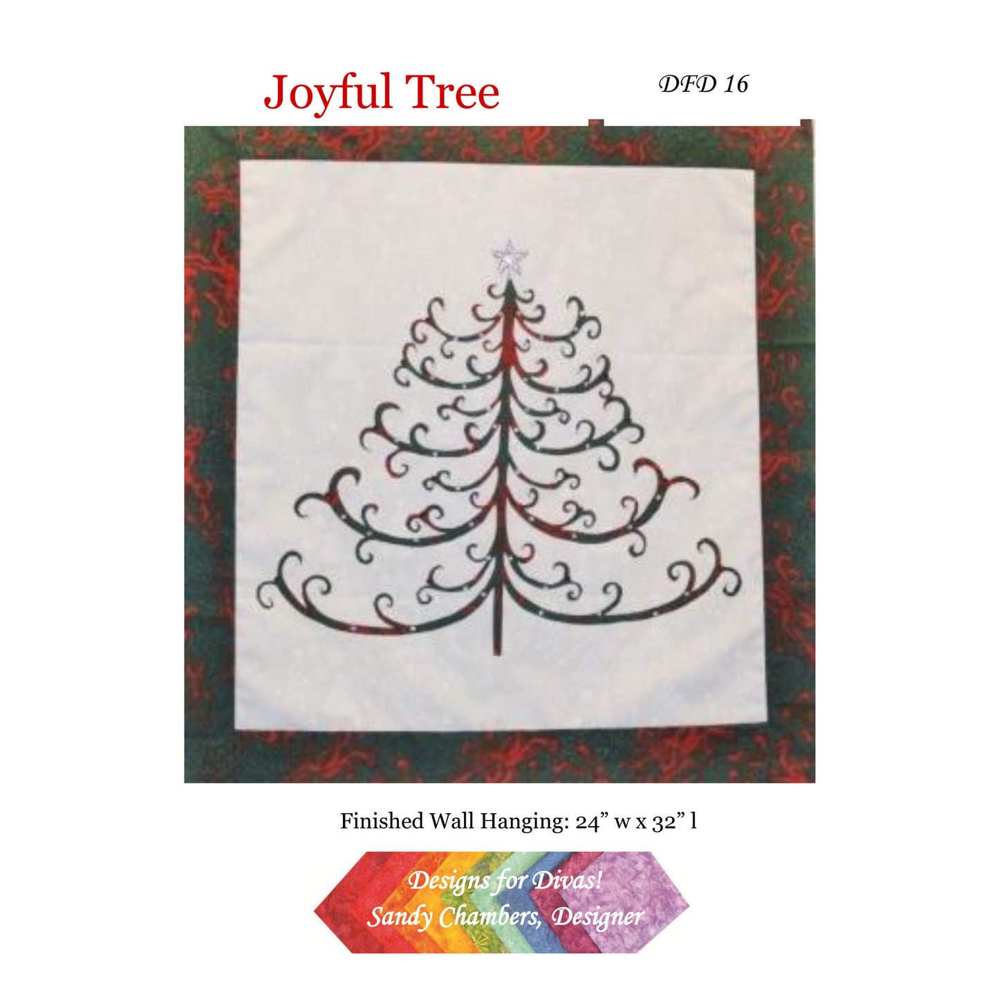 Joyful Tree Quilt DFD-16e - Downloadable Pattern