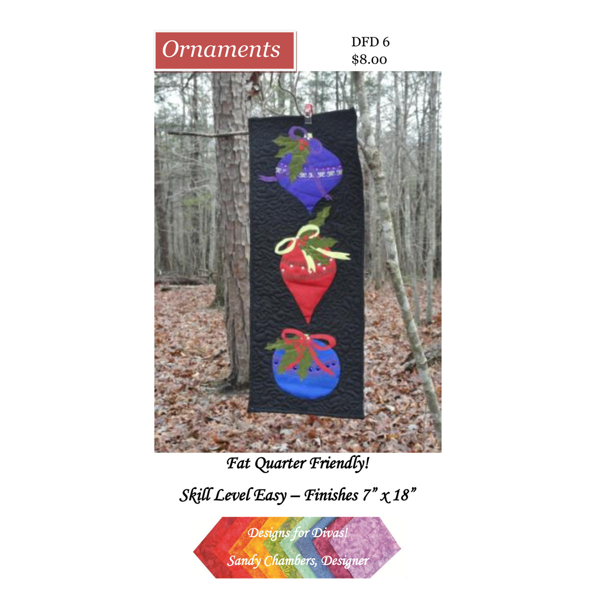 Ornaments Quilt DFD-6e - Downloadable Pattern