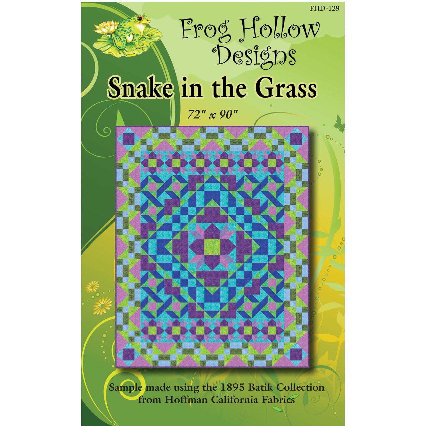 Snake in the Grass Quilt Pattern FHD-129w - Wholesale Product