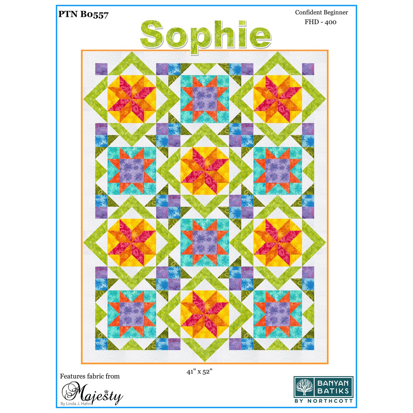 Cover image of pattern for Sophie Quilt.