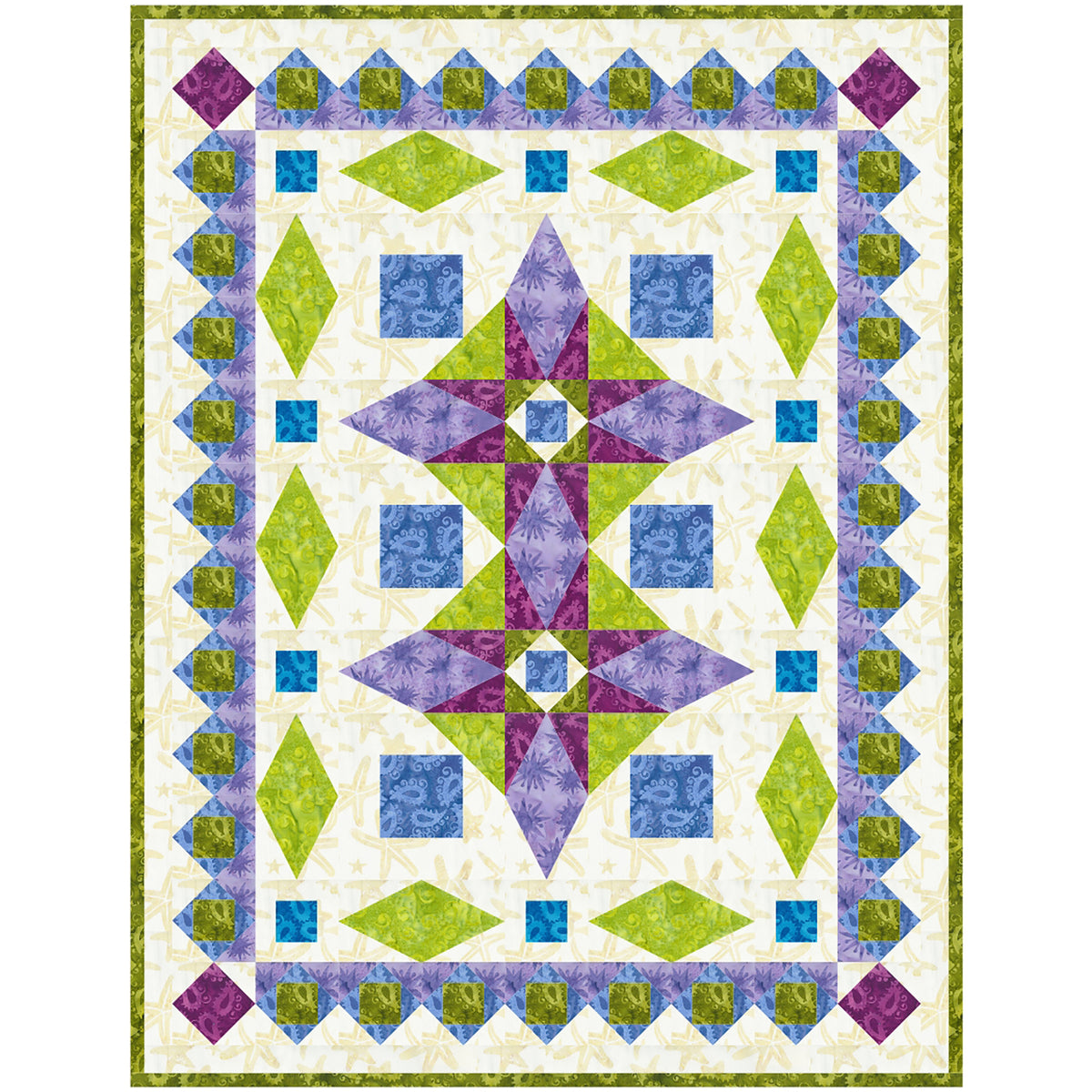 Majesty of the Seas Quilt Pattern FHD-410 - Paper Pattern