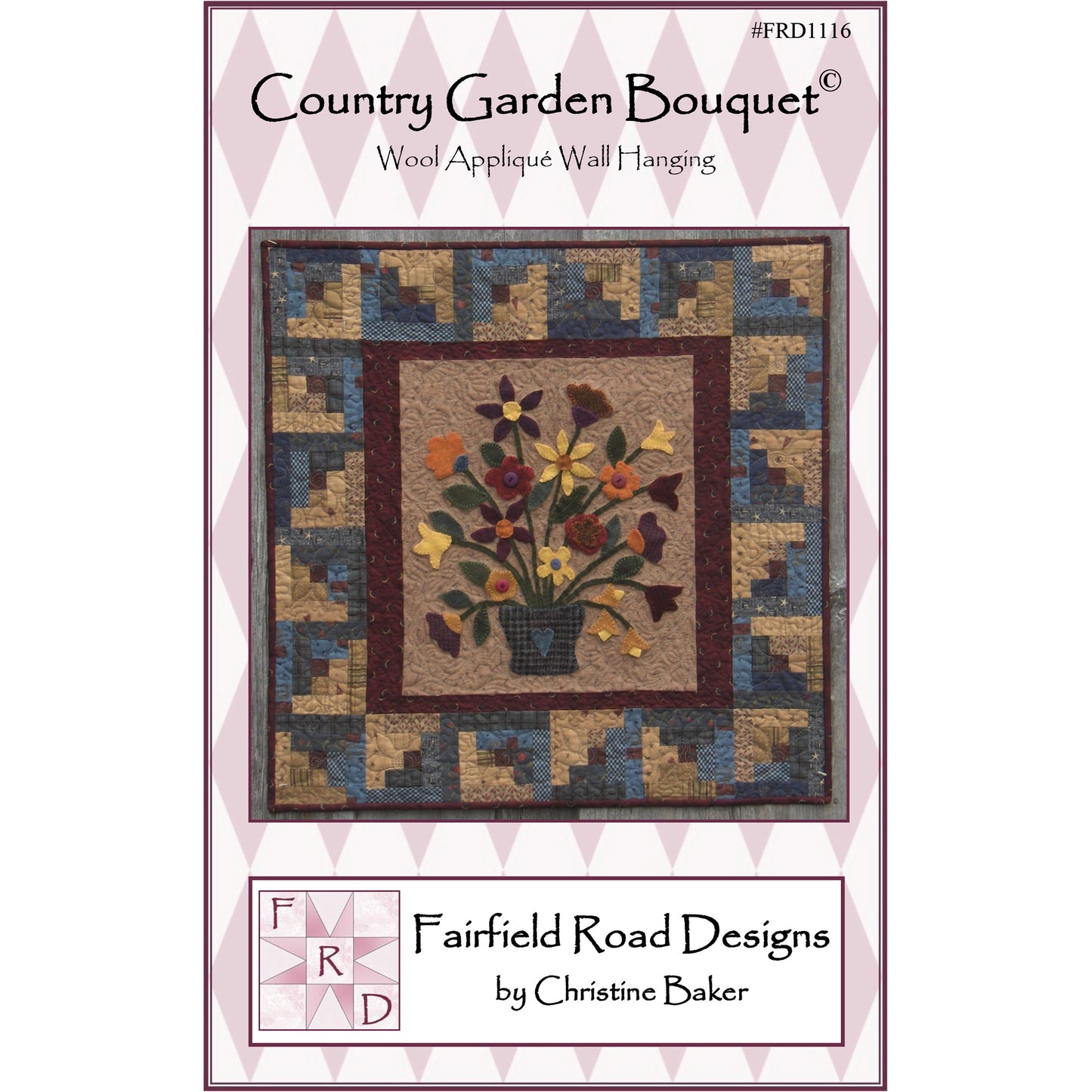 Country Garden Bouquet Quilt FRD-1116e - Downloadable Pattern