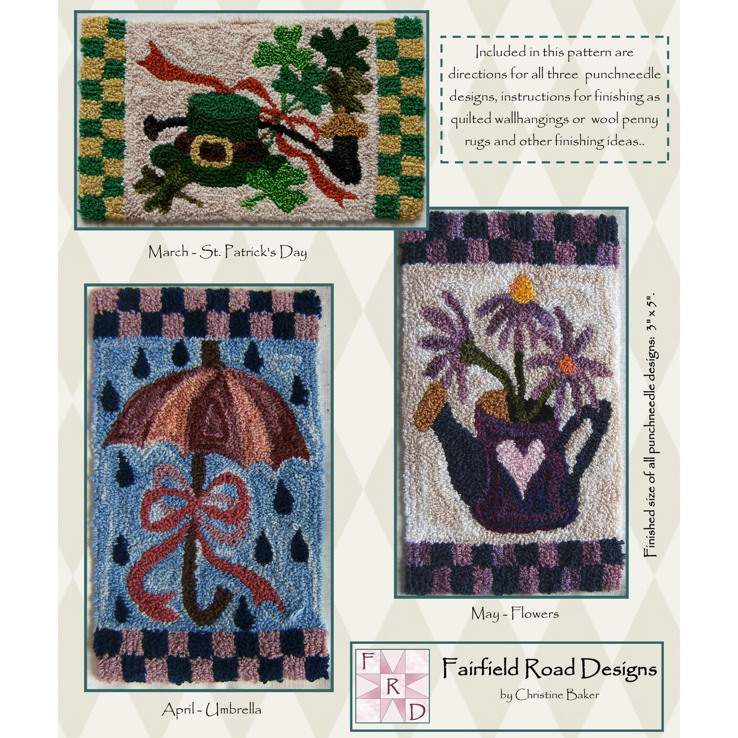 Seasonal Selection #2 - Spring Pattern FRD-1317 - Paper Pattern