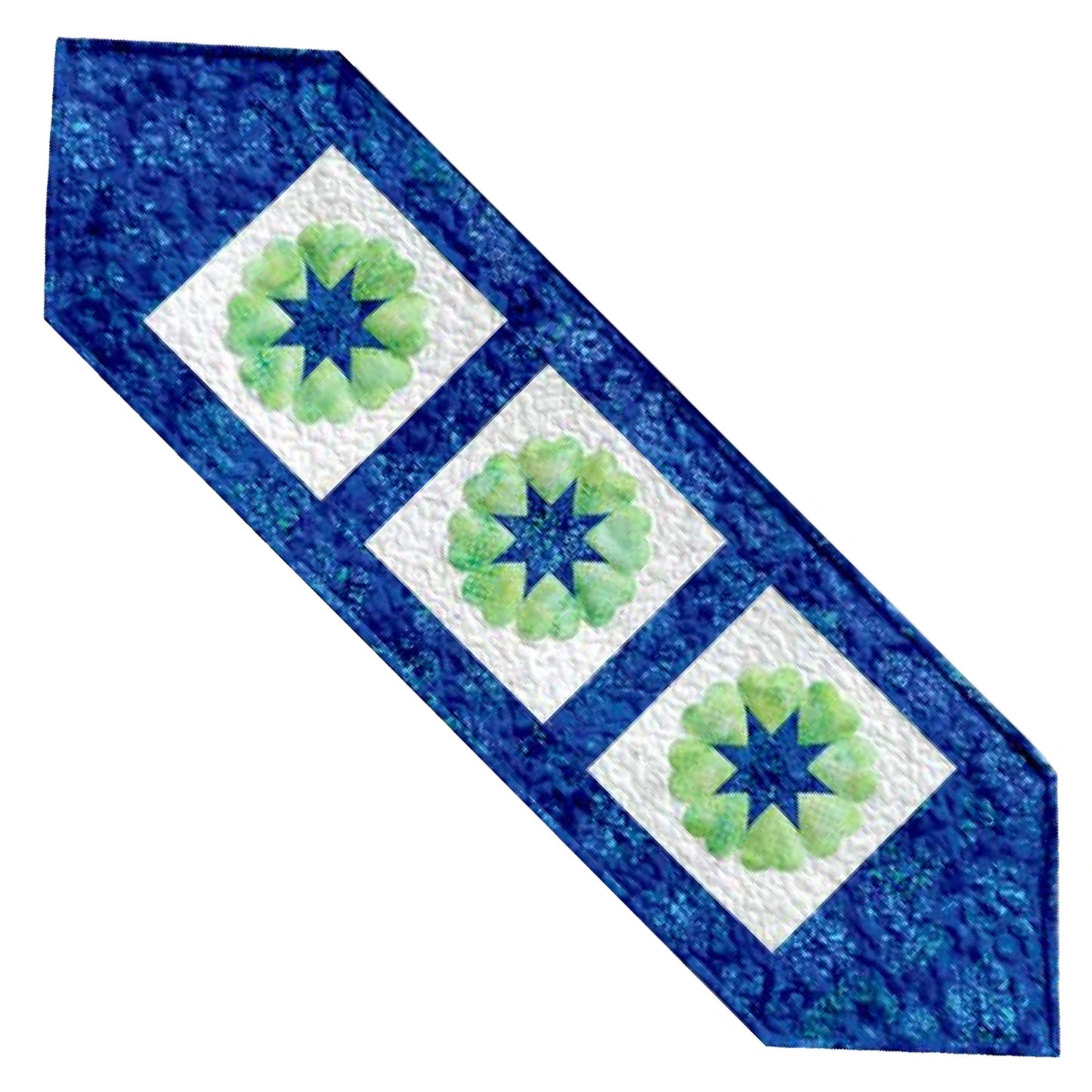 Star of Hearts Table Runner and Small Quilt Pattern G2P-114w - Wholesale Product