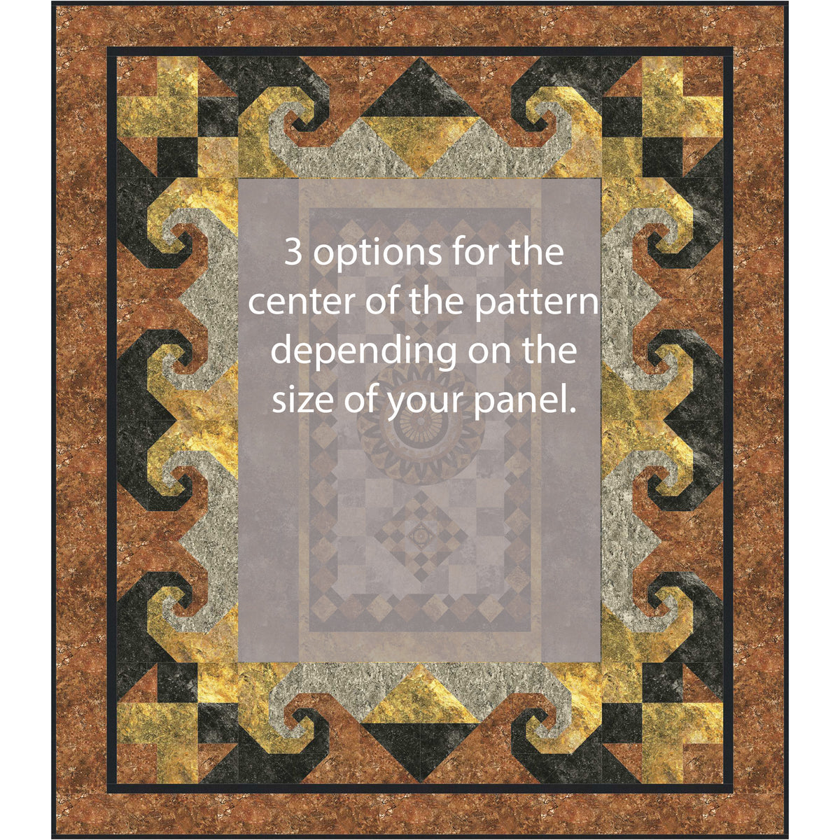 Pick-A-Panel Quilt GTD-120e - Downloadable Pattern