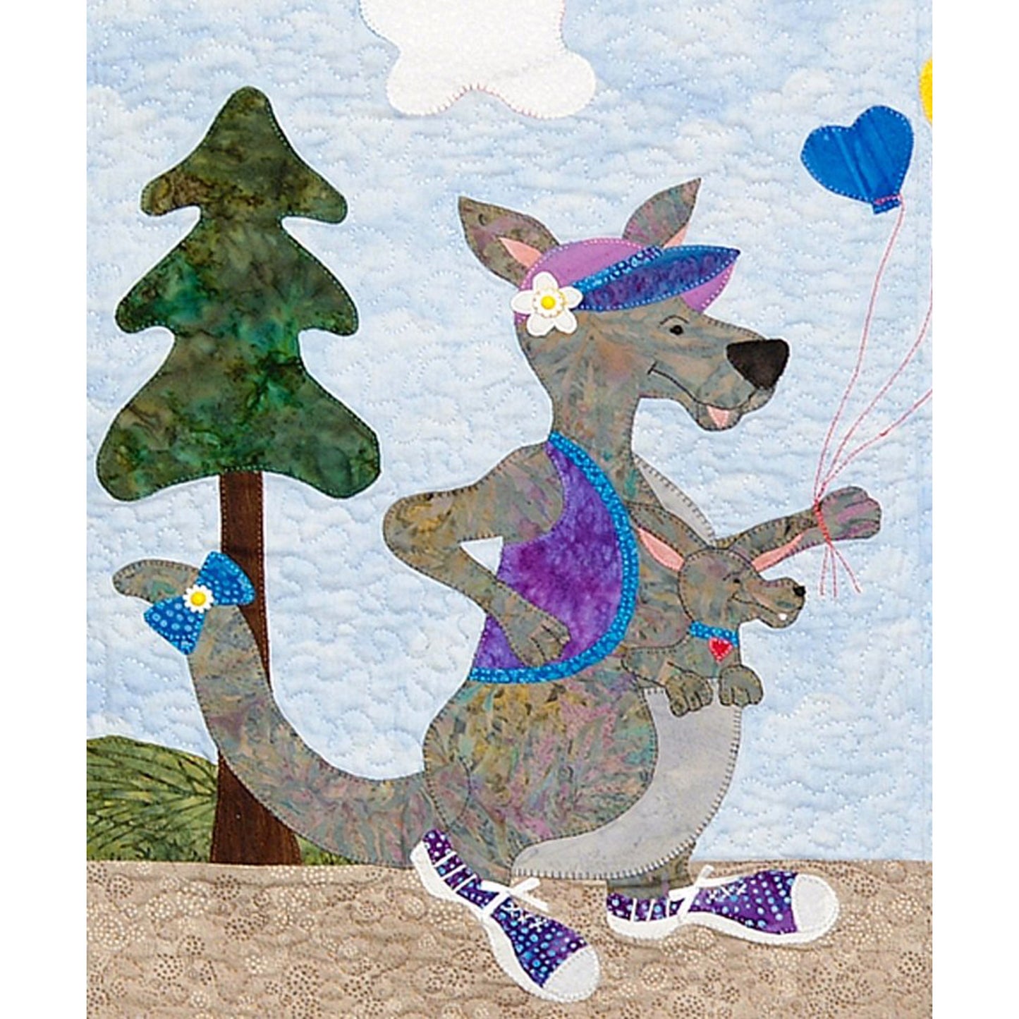 Walk, Run, Ride Wall Hanging HBH-111e - Downloadable Pattern