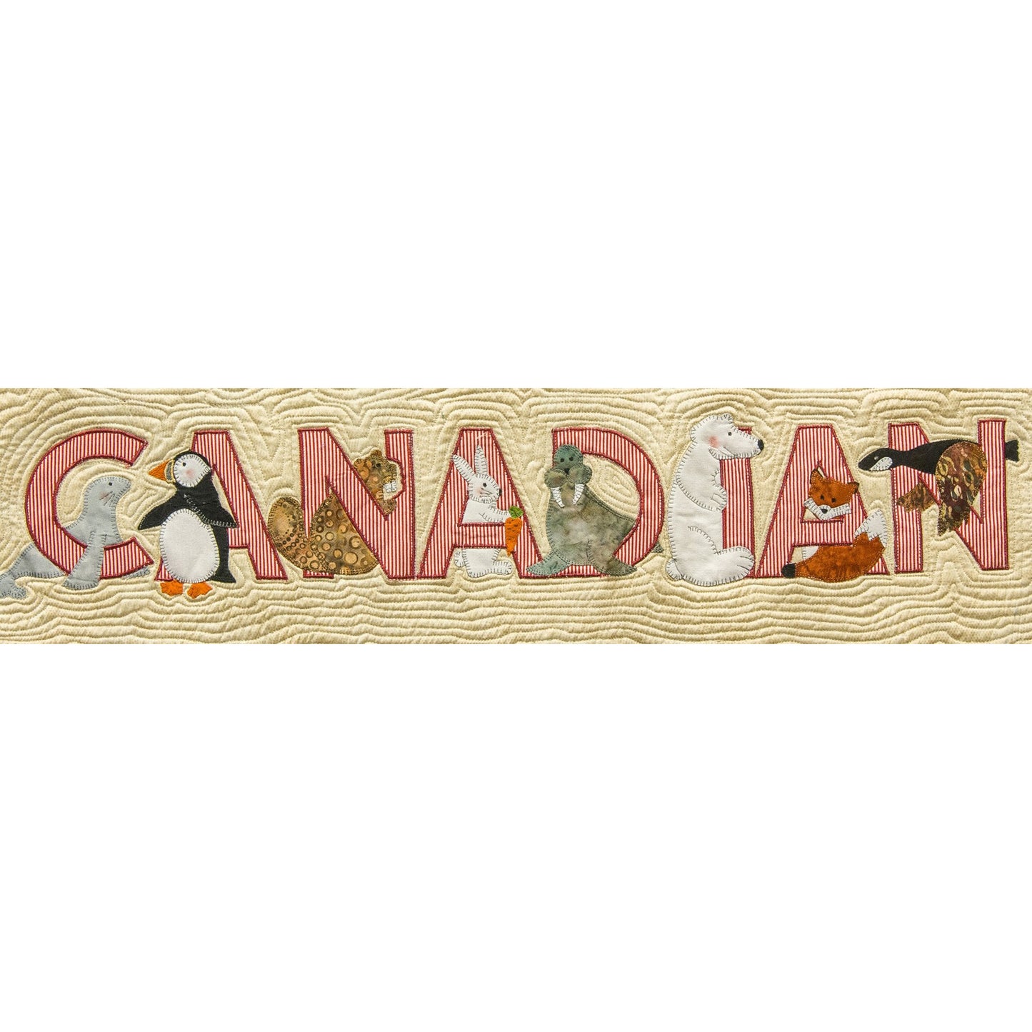 We Are Canadian Wall Hanging HBH-128e - Downloadable Pattern