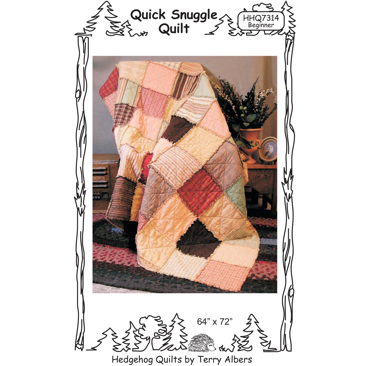 Quick Snuggle Quilt Pattern HHQ-7314 - Paper Pattern
