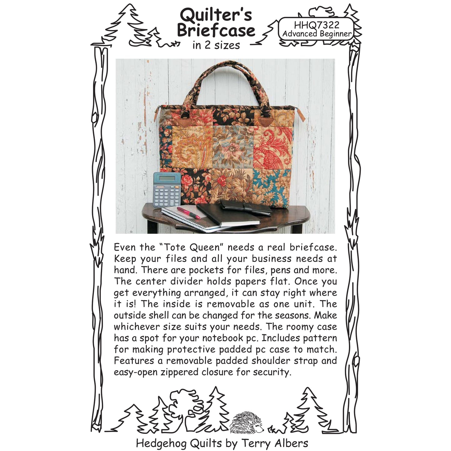 Quilter's Briefcase HHQ-7322e - Downloadable Pattern