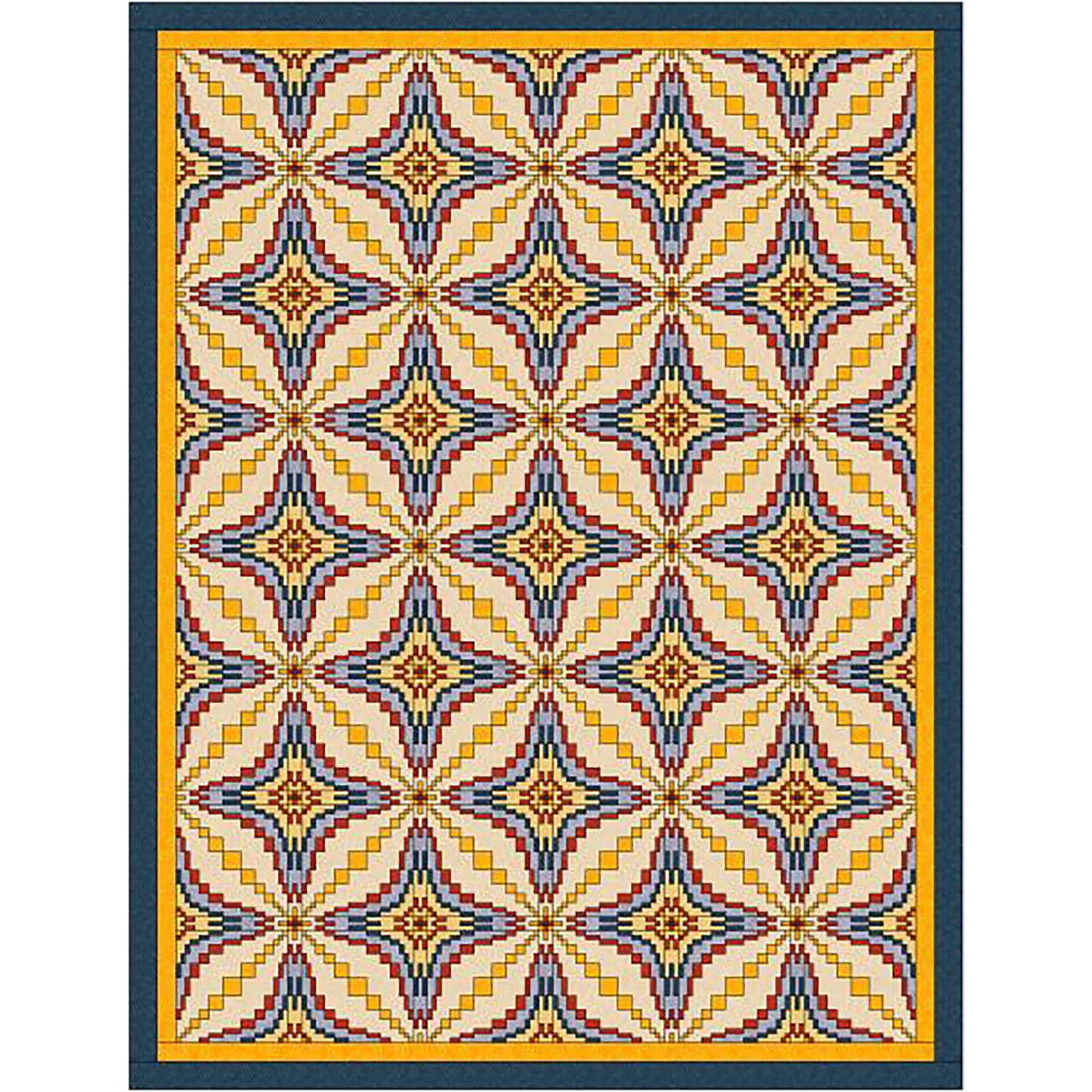 Desert Diamonds Quilt Pattern HQ-219 - Paper Pattern