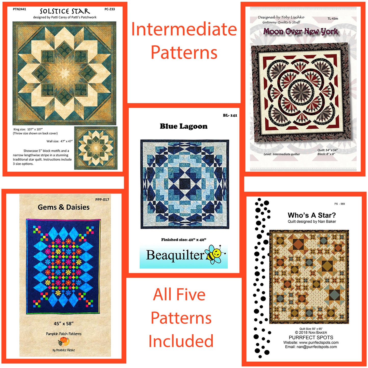 5 Pattern Bundle - Intermediate