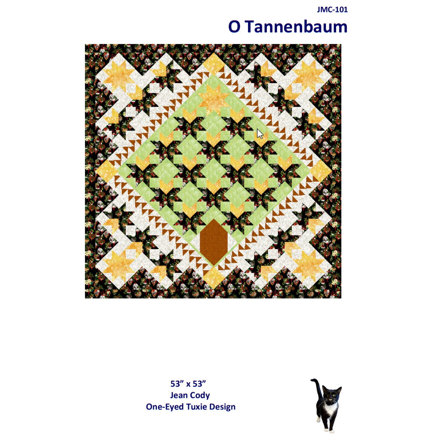 Cover image of pattern for O Tannenbaum Quilt.