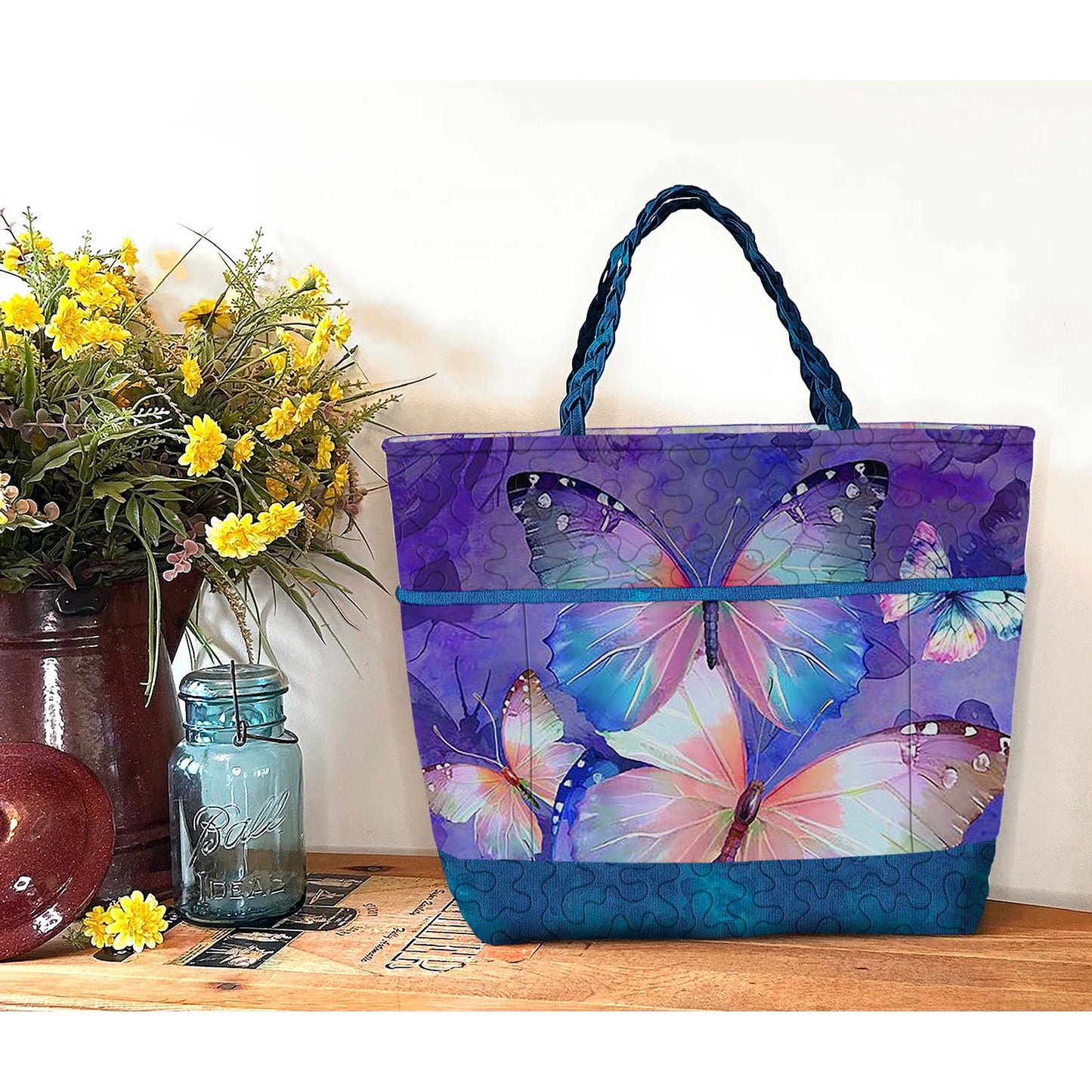 Playing with Panels Market Tote Bag JMD-233e - Downloadable Pattern