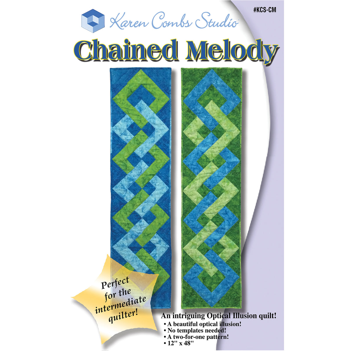 Chained Melody Quilt Pattern KCS-CMw - Wholesale Product