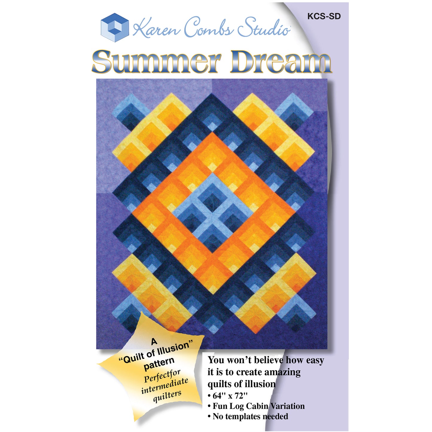 Summer Dream Quilt KCS-SDe - Downloadable Pattern